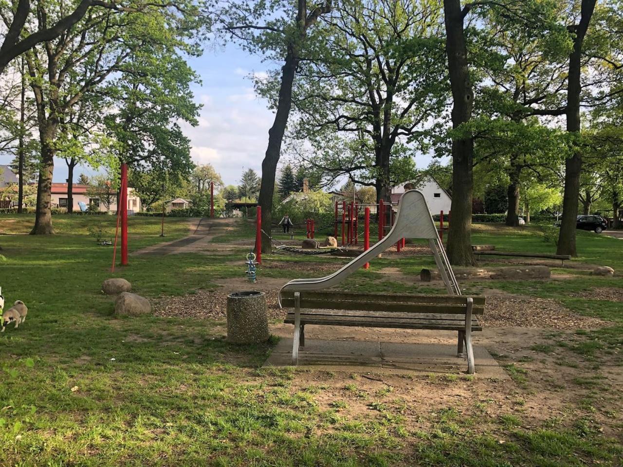 לייפציג Ferienwohnung Am Park מראה חיצוני תמונה
